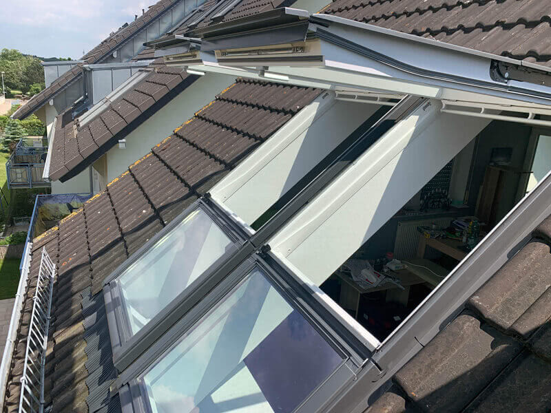 Steildacharbeiten, Austausch von Dachfenster