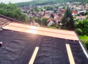 Baublechnerei, Sanierung des Dachs