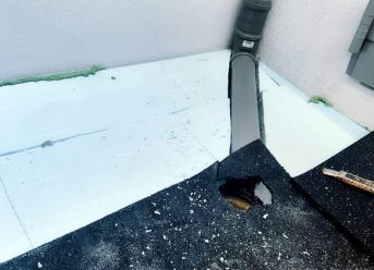 Terrassenbelag, Sanierung einer Terrasse