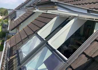 Steildacharbeiten, Austausch von Dachfenster