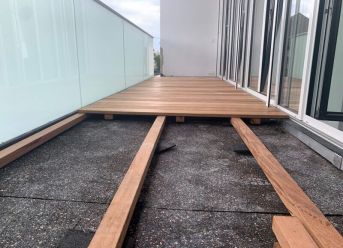 Terrassenbelag, Sanierung einer Terrasse