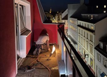 Sanierung einer Dachterrasse