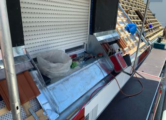 Steildacharbeiten, Sanierung eines Mehrfamilienhauses